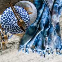 Set of 2 Tie-Dye Turkish Cotton Hand and Dish Towels
