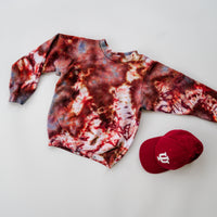 Kid's Tie-Dye 100% Cotton Crew Neck Sweatshirts