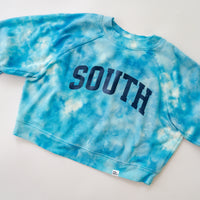 Tie Dyed Downers Grove North and South Crop, Crew and Hoodie Sweatshirts