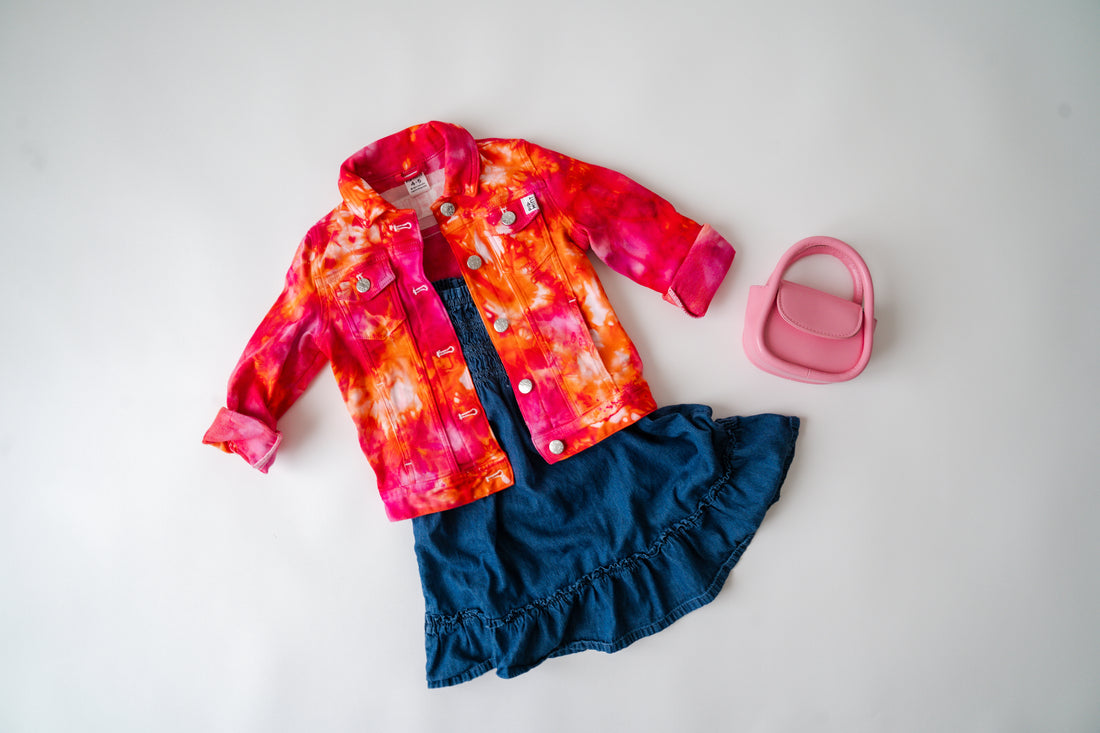 Kids Tie-Dye Denim Jacket