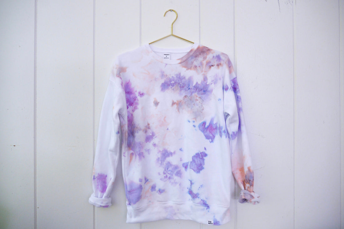 Cloud-Dyed Adult Crew Neck Sweatshirt - PigMintShop