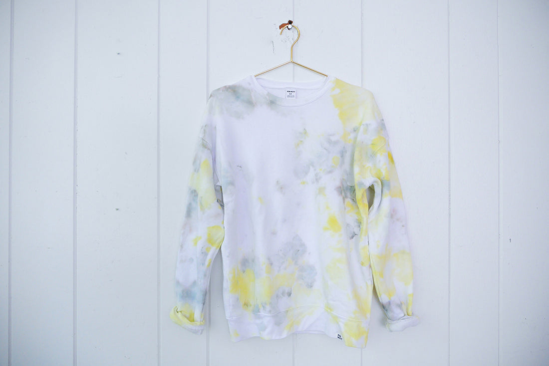 Cloud-Dyed Adult Crew Neck Sweatshirt - PigMintShop