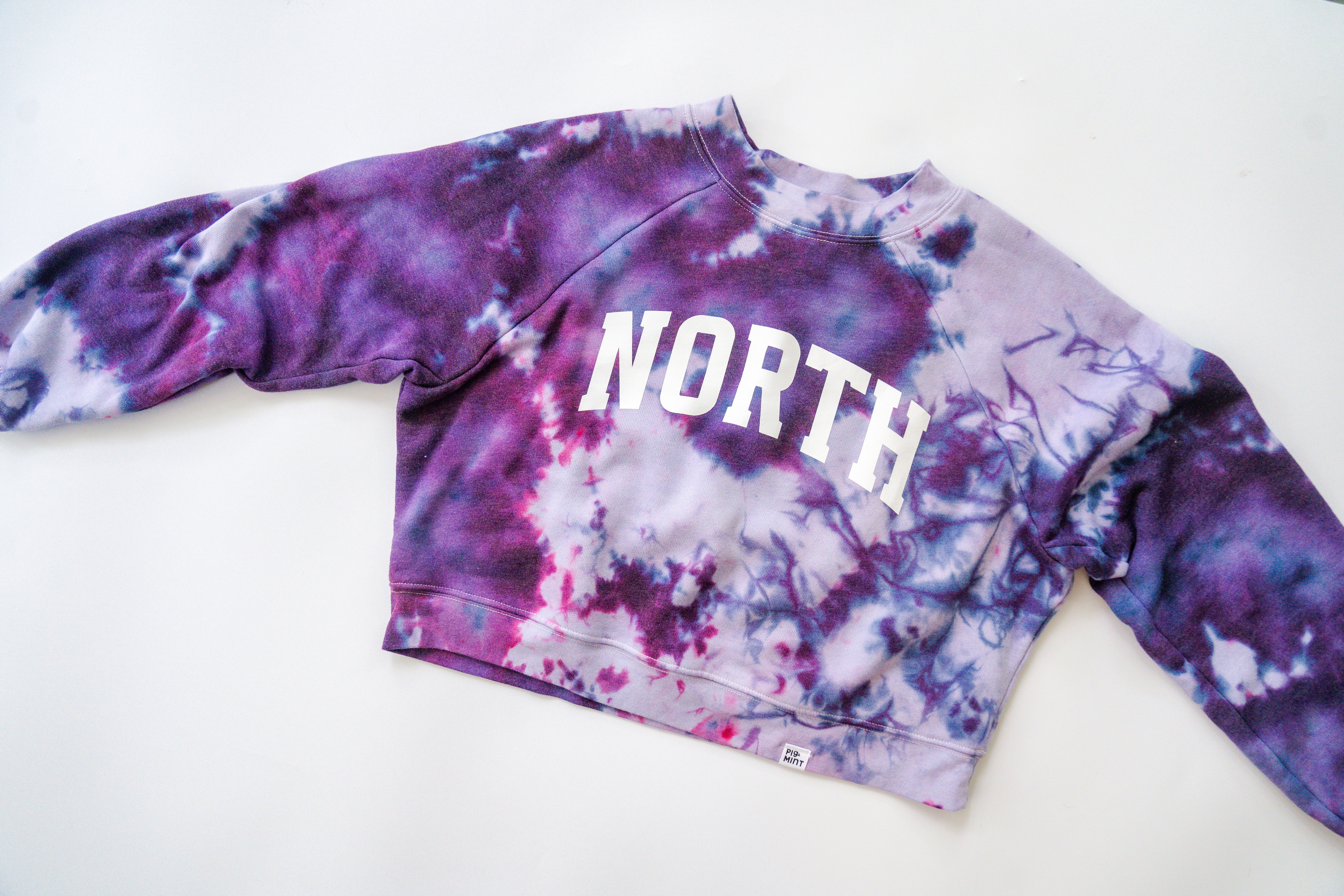 Tie Dyed Downers Grove North and South Crop, Crew and Hoodie