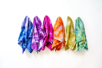 LIMITED EDITION PRIDE COLLECTION Set of 6 Tie-Dye Cloth Napkins