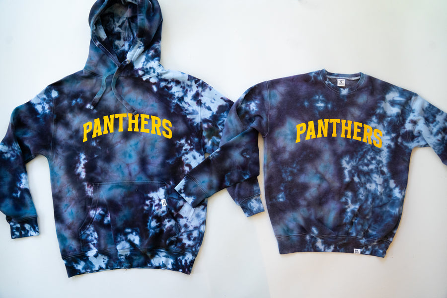 ADULT Downers Grove PANTHERS Tie Dye Sweatshirts and T-shirts