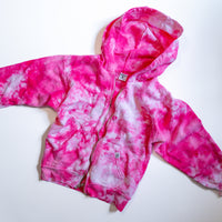 Kids 100% Cotton Tie-Dye Full-Zip Hoodie