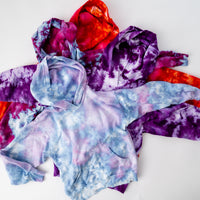 READY TO SHIP Kids Tie-Dye Pullover Hoodie