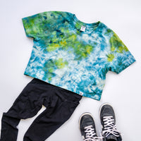 Tie Dye Adult Cropped Boxy T-shirt