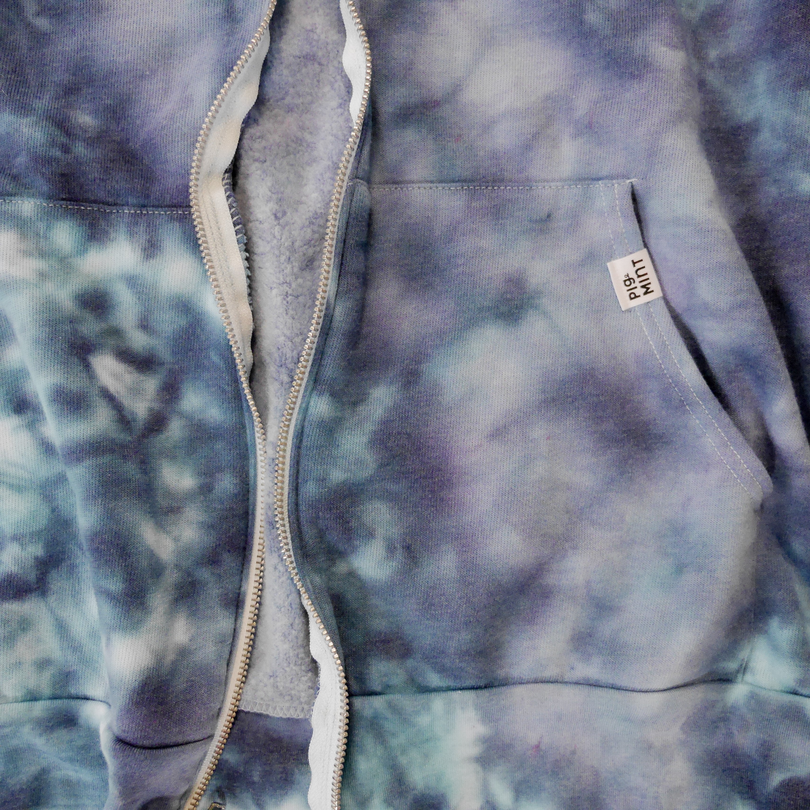 Adult Tie-Dye Zip-Up Hoodie Sweatshirt – PigMintShop