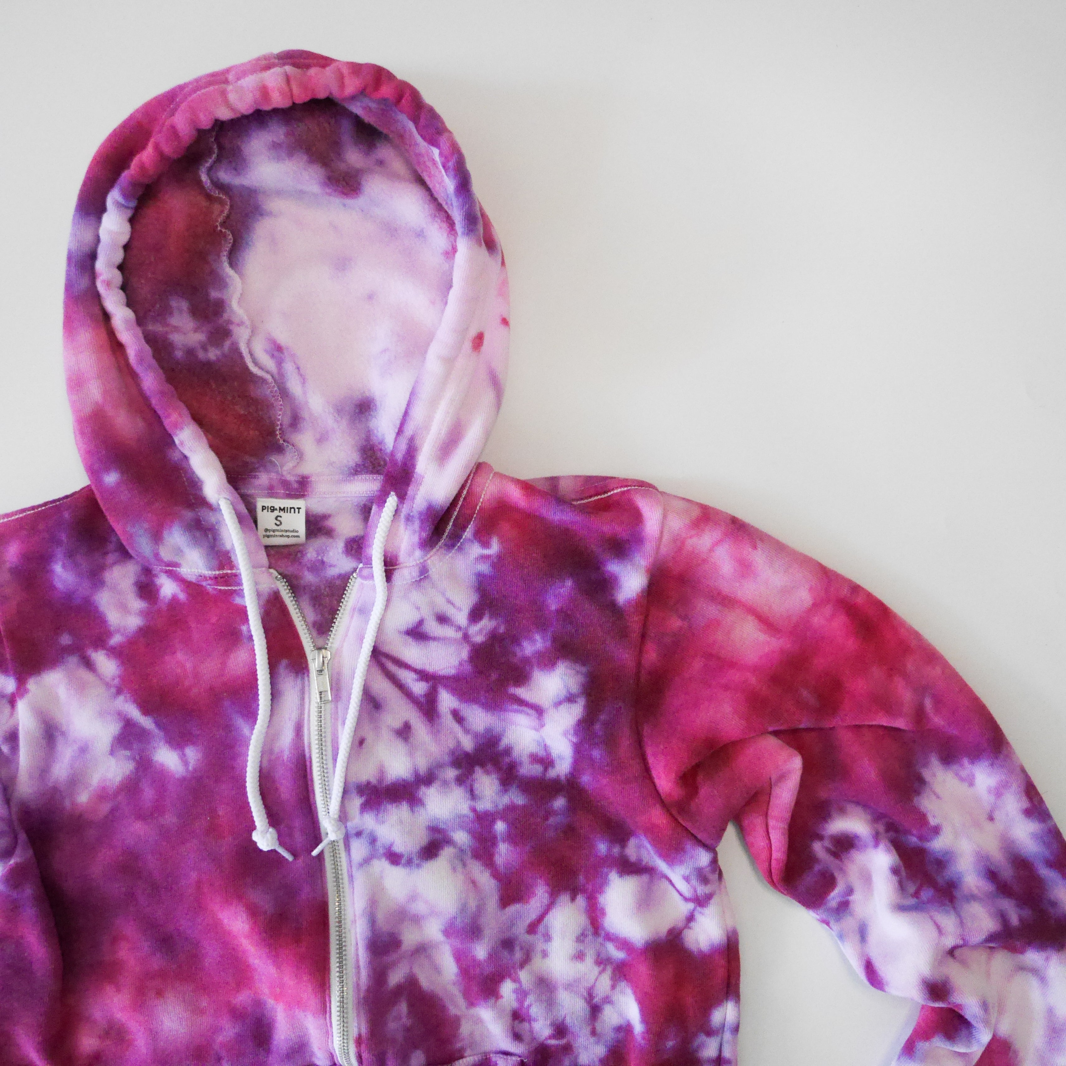 Adult Tie-Dye Zip-Up Hoodie Sweatshirt – PigMintShop