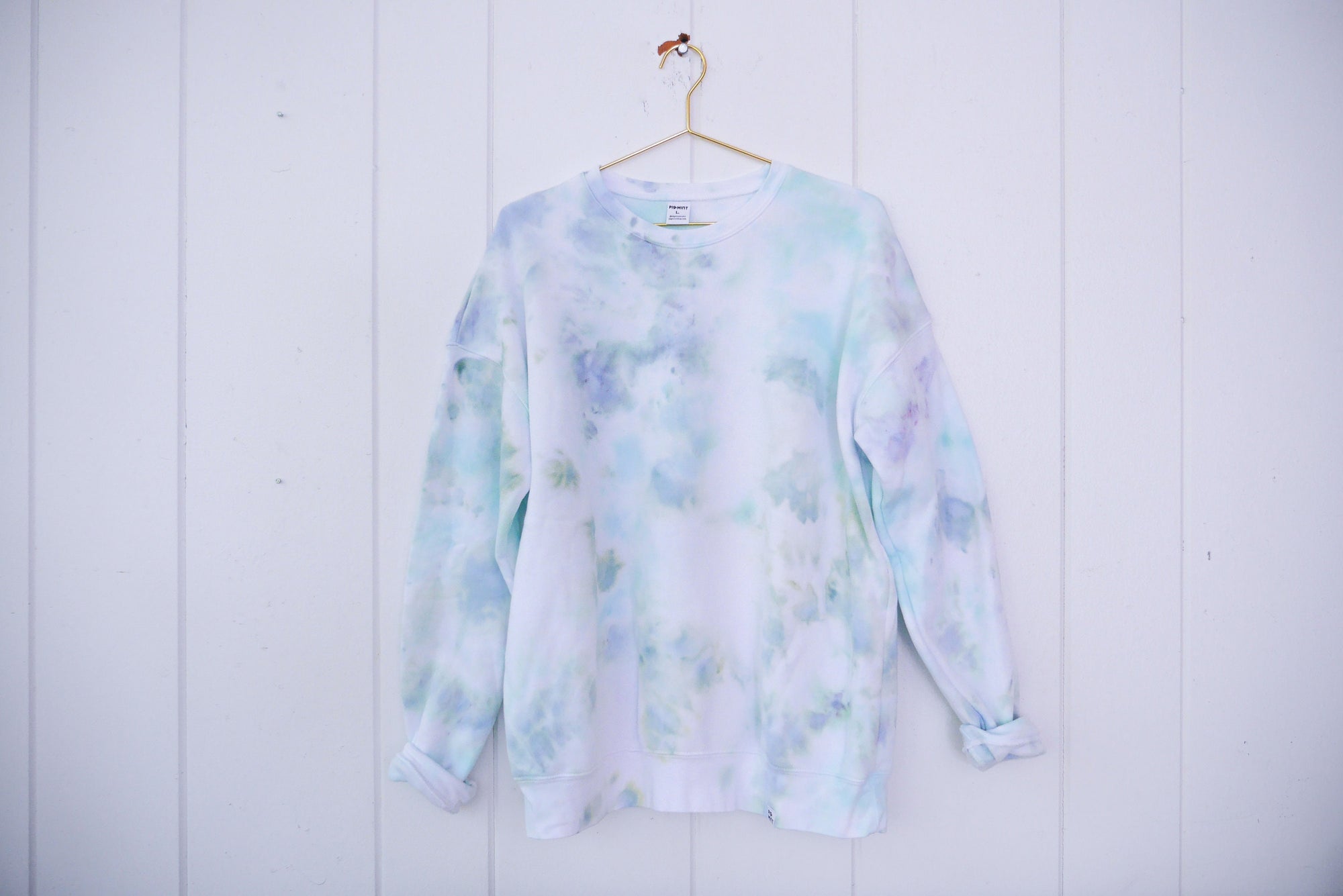 Cloud-Dyed Adult Crew Neck Sweatshirt - PigMintShop