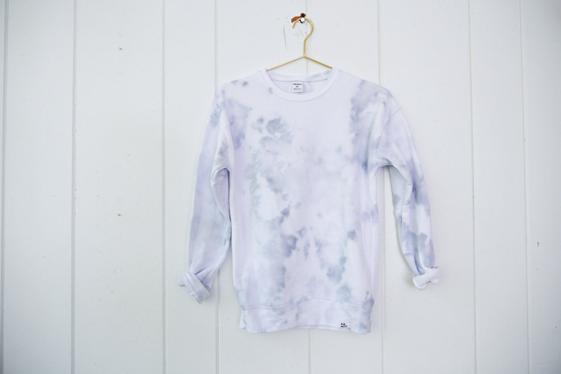Cloud-Dyed Adult Crew Neck Sweatshirt - PigMintShop