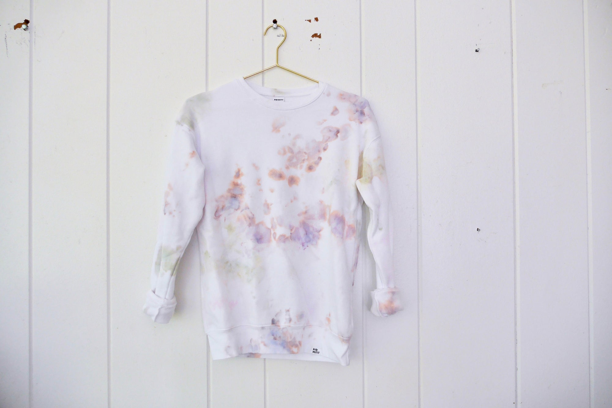 Cloud-Dyed Adult Crew Neck Sweatshirt - PigMintShop