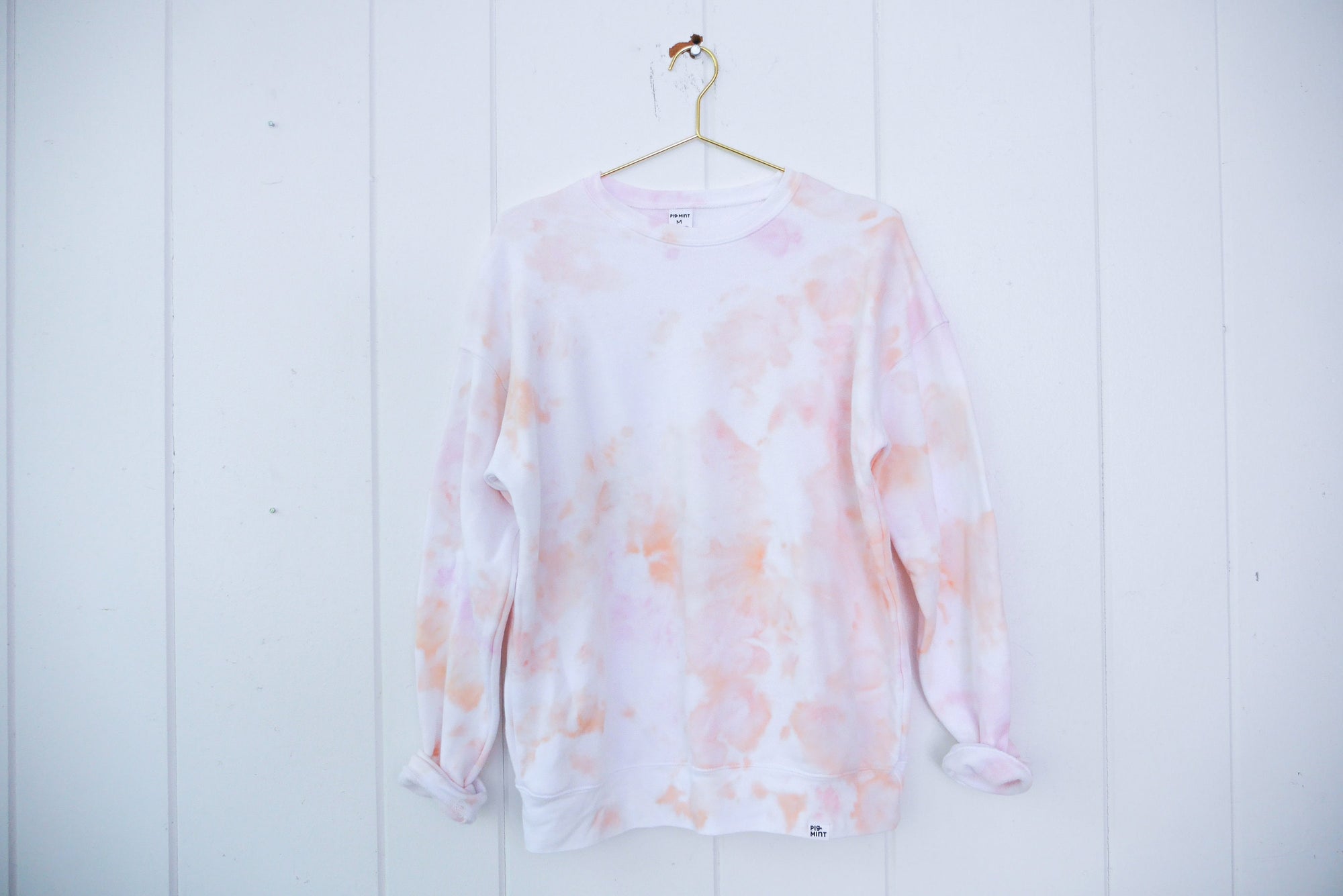 Cloud-Dyed Adult Crew Neck Sweatshirt - PigMintShop