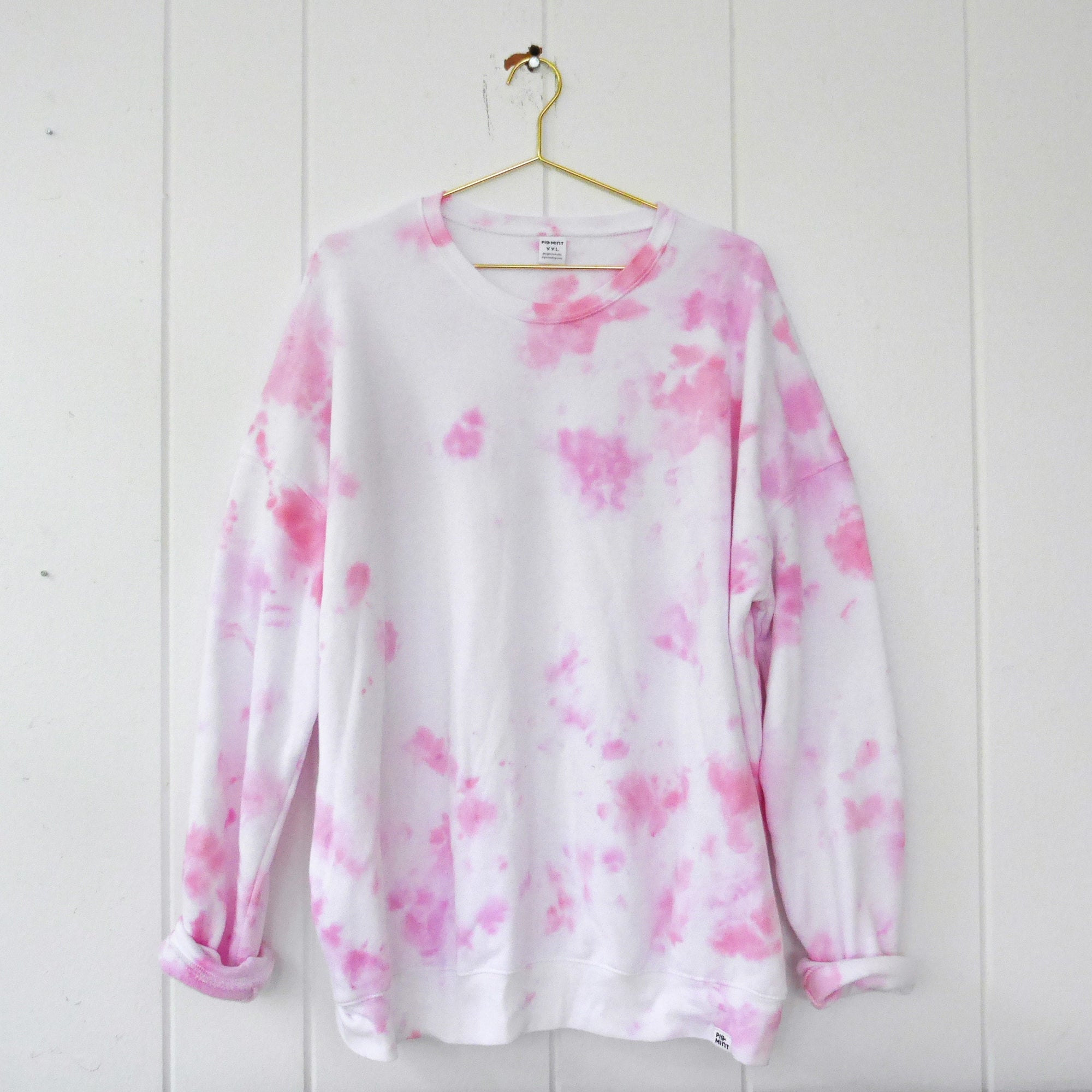 Cloud-Dyed Adult Crew Neck Sweatshirt - PigMintShop